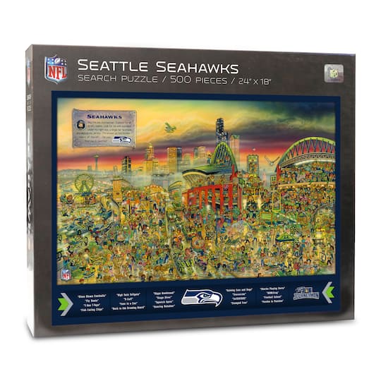 Joe Journeyman NFL 500 Piece Jigsaw Puzzle By Youthefan in Seattle Seahawks | 18" x 24" | Michaels®